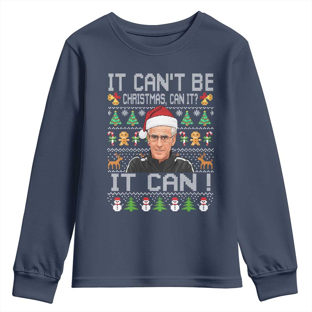 McCarthy It Cant Be Ugly Christmas Youth Sweatshirt Retro Football Fan TS10 Navy Print Your Wear