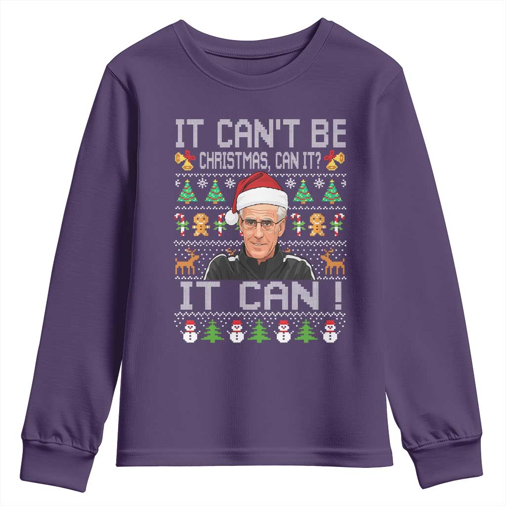 McCarthy It Cant Be Ugly Christmas Youth Sweatshirt Retro Football Fan TS10 Purple Print Your Wear