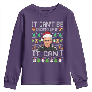 McCarthy It Cant Be Ugly Christmas Youth Sweatshirt Retro Football Fan TS10 Purple Print Your Wear