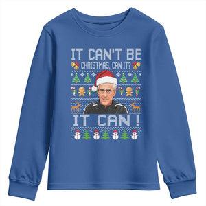 McCarthy It Cant Be Ugly Christmas Youth Sweatshirt Retro Football Fan TS10 Royal Blue Print Your Wear
