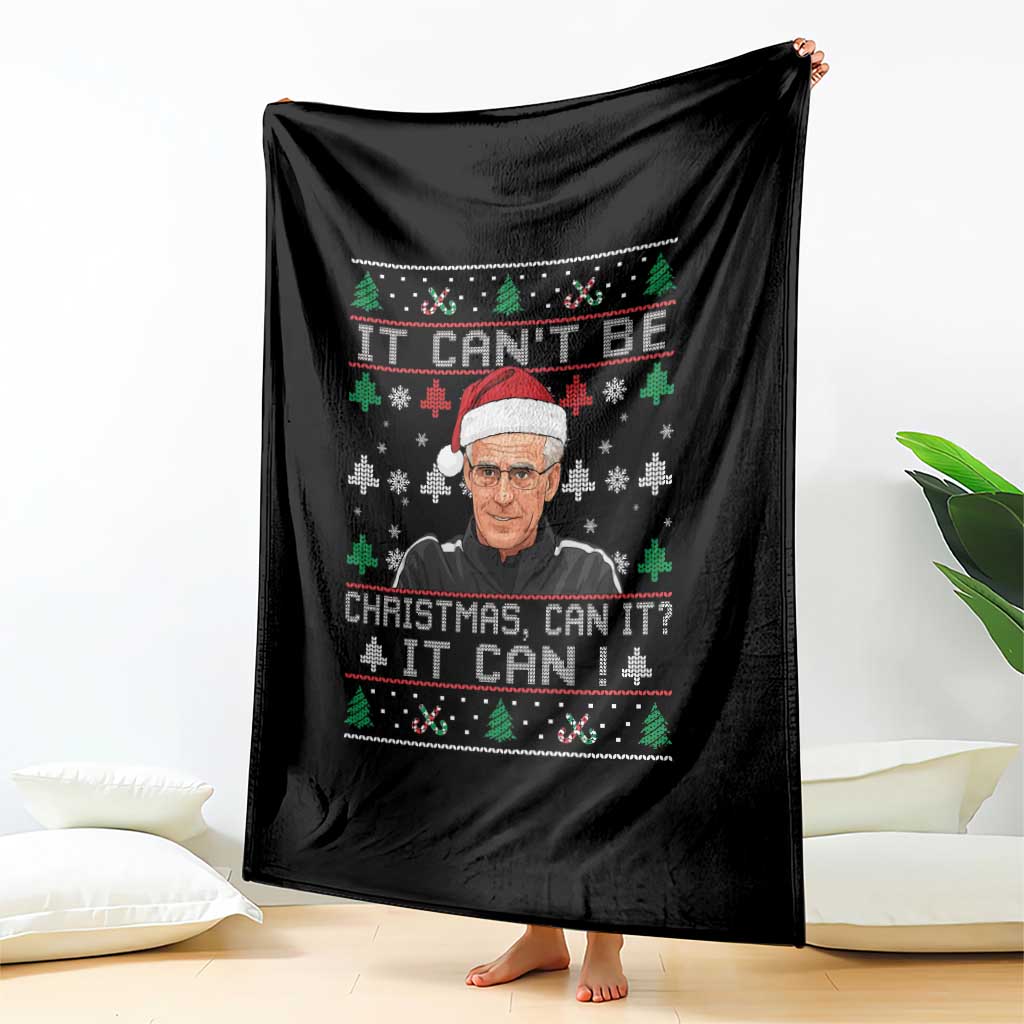 Christmas McCarthy It Cant Be Throw Blanket Retro Football Fan Ugly Xmas TS10 Print Your Wear