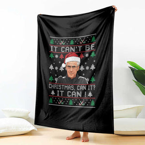 Christmas McCarthy It Cant Be Throw Blanket Retro Football Fan Ugly Xmas TS10 Print Your Wear