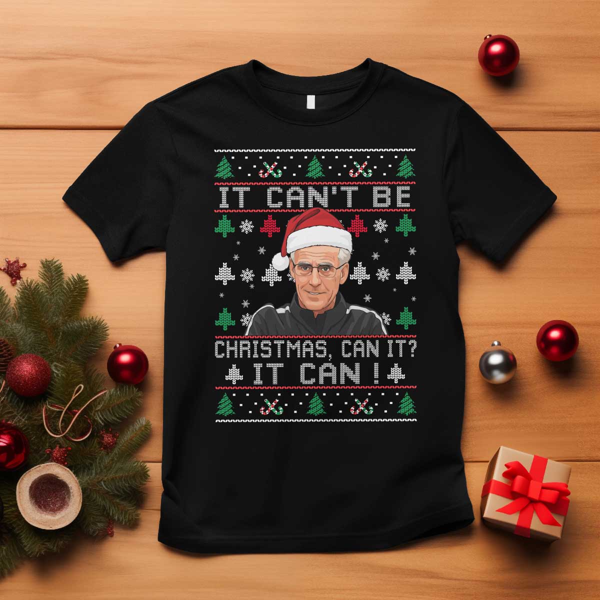 Christmas McCarthy It Cant Be T Shirt Retro Football Fan Ugly Xmas TS10 Black Print Your Wear