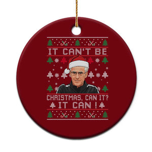 Christmas McCarthy It Cant Be Ceramic Ornament Retro Football Fan Ugly Xmas TS10 1pc Red Print Your Wear