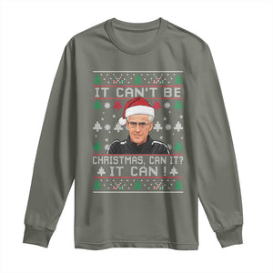 Christmas McCarthy It Cant Be Long Sleeve Shirt Retro Football Fan Ugly Xmas TS10 Military Green Print Your Wear