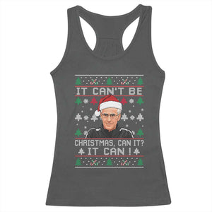 Christmas McCarthy It Cant Be Racerback Tank Top Retro Football Fan Ugly Xmas TS10 Dark Heather Print Your Wear