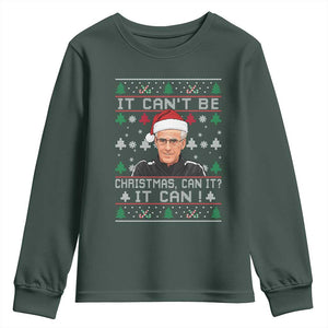 Christmas McCarthy It Cant Be Youth Sweatshirt Retro Football Fan Ugly Xmas TS10 Dark Forest Green Print Your Wear