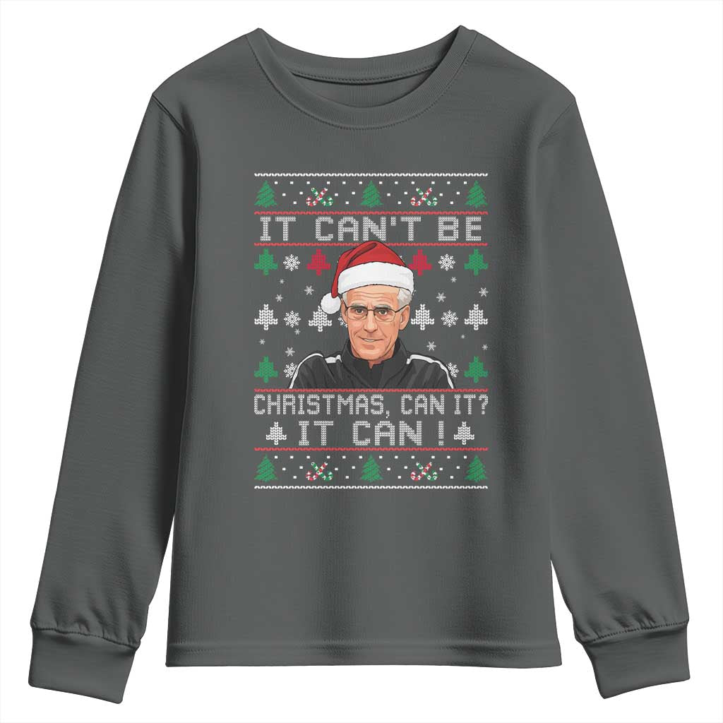 Christmas McCarthy It Cant Be Youth Sweatshirt Retro Football Fan Ugly Xmas TS10 Dark Heather Print Your Wear