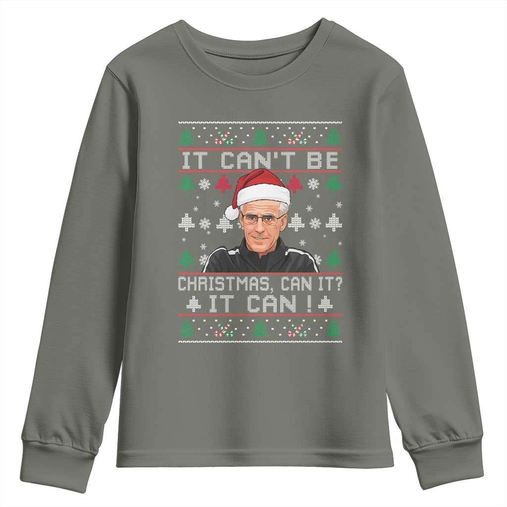 Christmas McCarthy It Cant Be Youth Sweatshirt Retro Football Fan Ugly Xmas TS10 Military Green Print Your Wear
