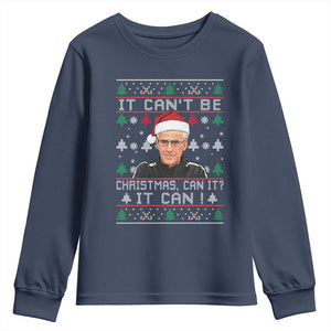 Christmas McCarthy It Cant Be Youth Sweatshirt Retro Football Fan Ugly Xmas TS10 Navy Print Your Wear