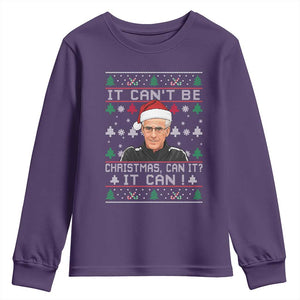 Christmas McCarthy It Cant Be Youth Sweatshirt Retro Football Fan Ugly Xmas TS10 Purple Print Your Wear