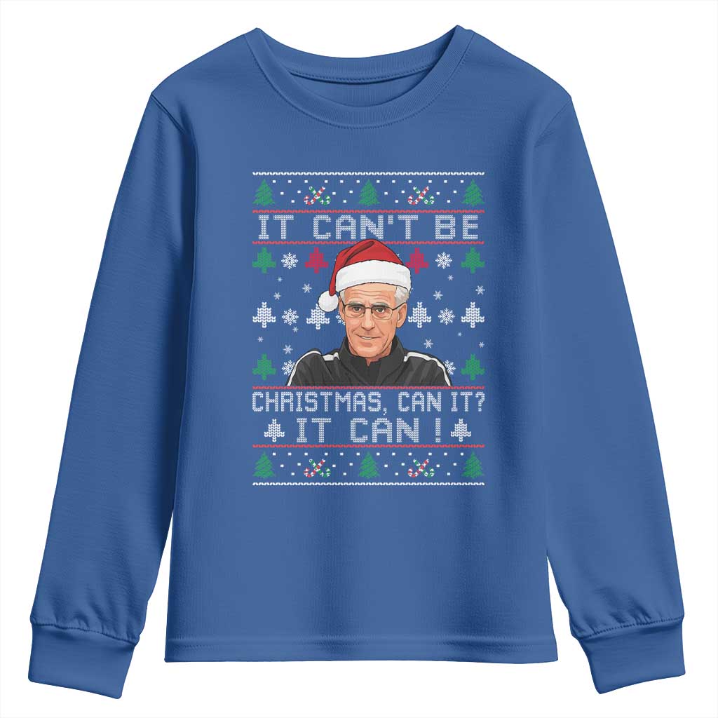 Christmas McCarthy It Cant Be Youth Sweatshirt Retro Football Fan Ugly Xmas TS10 Royal Blue Print Your Wear