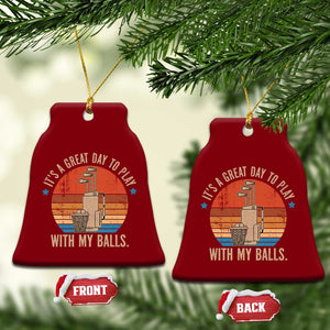 Funny Golf Ceramic Ornament Retro Its A Great Day To Play With My Balls TS10 Print Your Wear