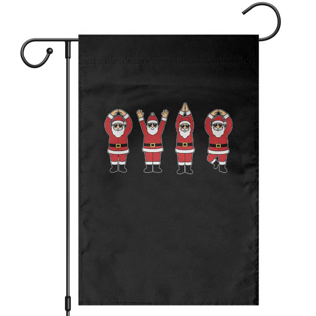 Santa O-H-I-O State Garden Flag Funny Santa Christmas Ohio Midwestern Party Team TS10 Black Print Your Wear
