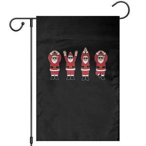 Santa O-H-I-O State Garden Flag Funny Santa Christmas Ohio Midwestern Party Team TS10 Black Print Your Wear