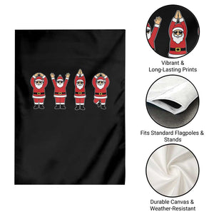 Santa O-H-I-O State Garden Flag Funny Santa Christmas Ohio Midwestern Party Team TS10 Print Your Wear