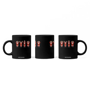 Santa O-H-I-O State Coffee Mug Funny Santa Christmas Ohio Midwestern Party Team TS10 Print Your Wear