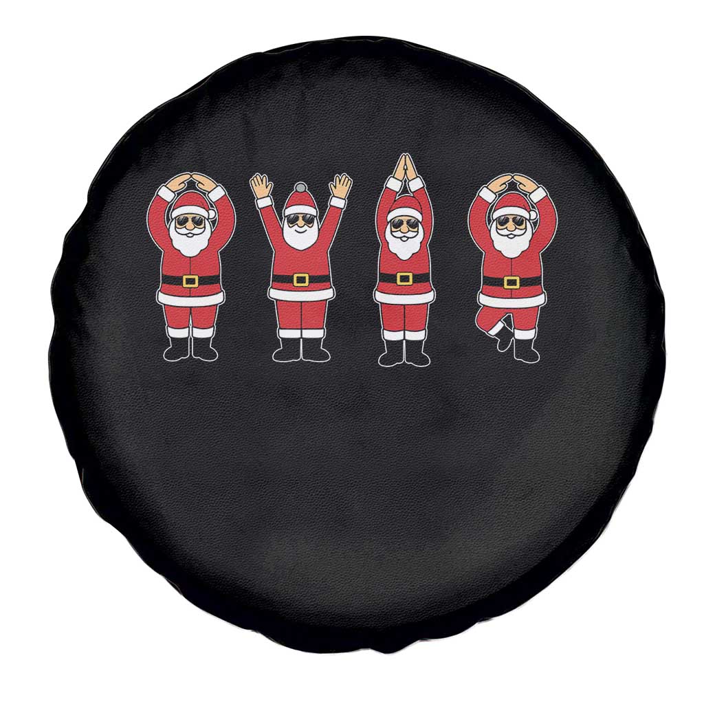 Santa O-H-I-O State Spare Tire Cover Funny Santa Christmas Ohio Midwestern Party Team TS10 Print Your Wear