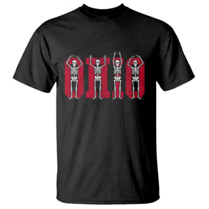 O-H-I-O State T Shirt Funny Skeletons Ohio Vintage Halloween Team TS10 Black Print Your Wear