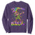 It's Mardi Gras Bruh Sweatshirt Dabbing Boy Kids TS10 Purple Print Your Wear