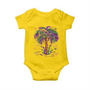 Mardi Gras Bead Tree Baby Onesie Carnival New Orleans Hawaiian Tropical Palm Tree 2025 TS10 Daisy Print Your Wear