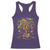 Mardi Gras Bead Tree Racerback Tank Top Carnival New Orleans Hawaiian Tropical Palm Tree 2025 TS10 Purple Print Your Wear
