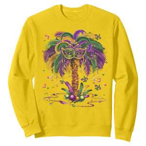 Mardi Gras Bead Tree Sweatshirt Carnival New Orleans Hawaiian Tropical Palm Tree 2025 TS10 Daisy Print Your Wear