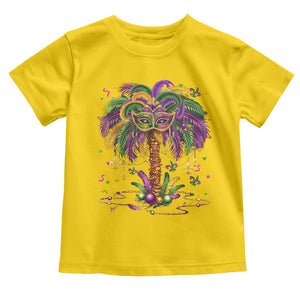 Mardi Gras Bead Tree Toddler T Shirt Carnival New Orleans Hawaiian Tropical Palm Tree 2025 TS10 Daisy Print Your Wear