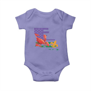 Louisiana Baby Onesie Louisiana New Orleans Party Custume Beads TS10 Violet Print Your Wear