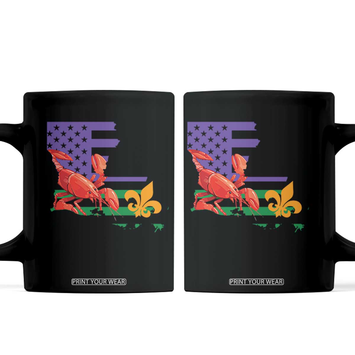Louisiana Coffee Mug Louisiana New Orleans Party Custume Beads TS10 Black Print Your Wear