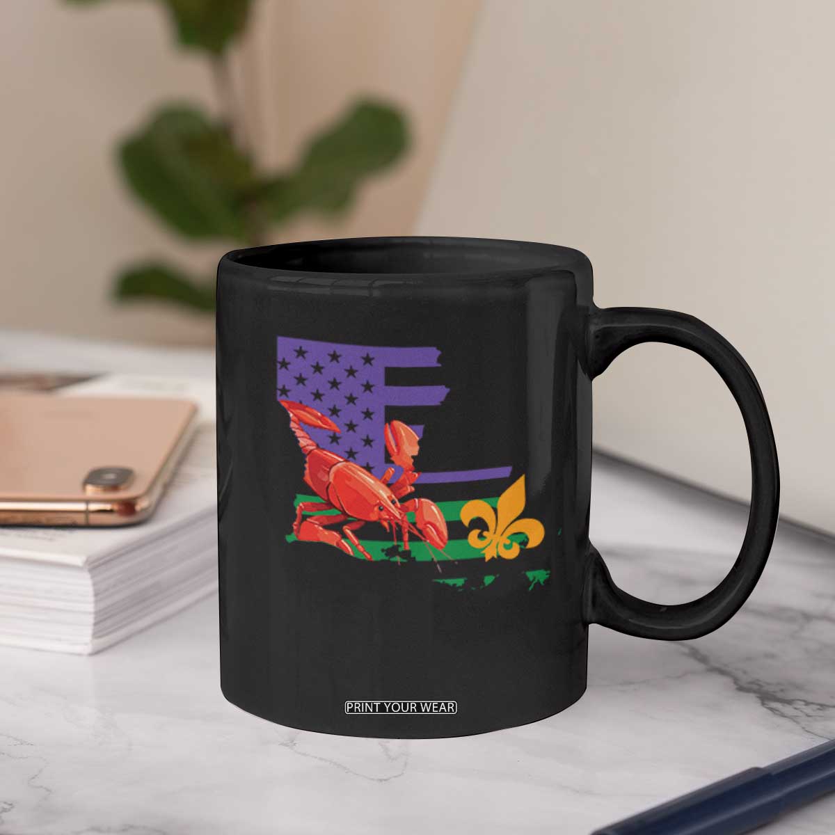 Louisiana Coffee Mug Louisiana New Orleans Party Custume Beads TS10 Print Your Wear
