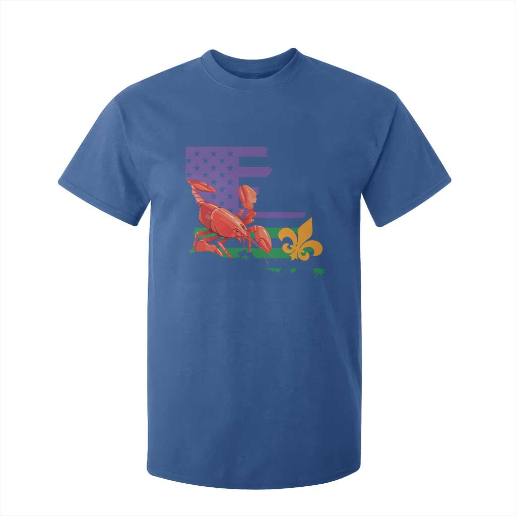 Louisiana T Shirt For Kid Louisiana New Orleans Party Custume Beads TS10 Royal Blue Print Your Wear