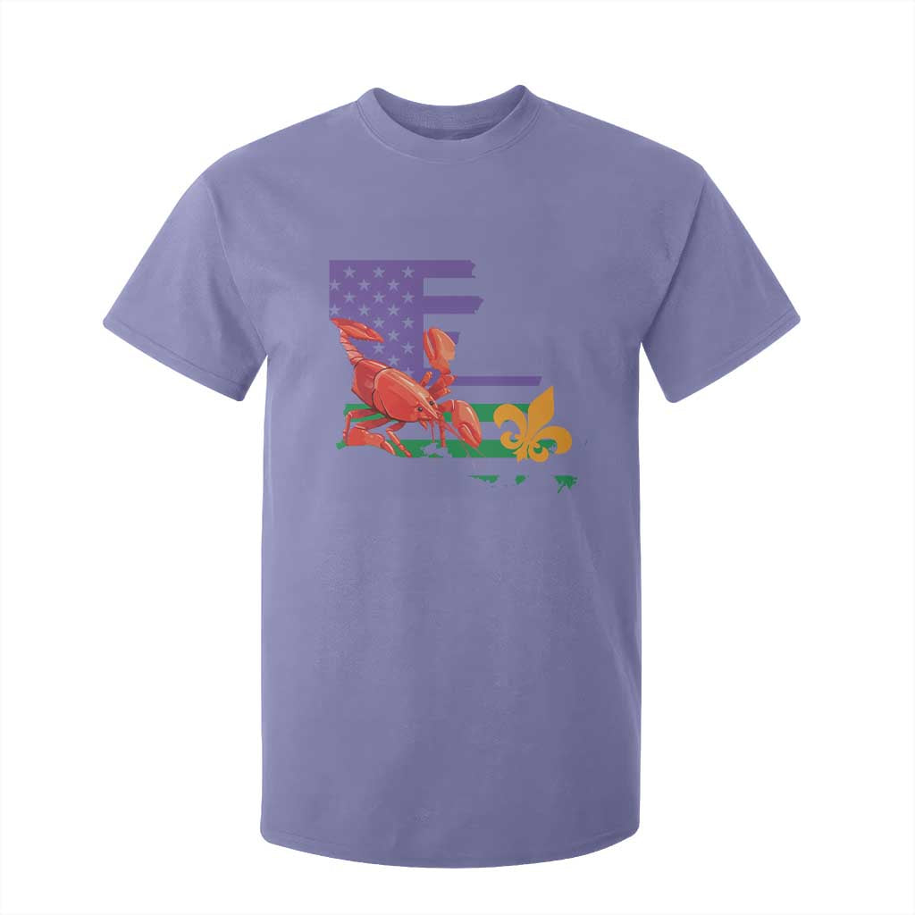 Louisiana T Shirt For Kid Louisiana New Orleans Party Custume Beads TS10 Violet Print Your Wear