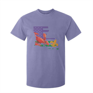 Louisiana T Shirt For Kid Louisiana New Orleans Party Custume Beads TS10 Violet Print Your Wear