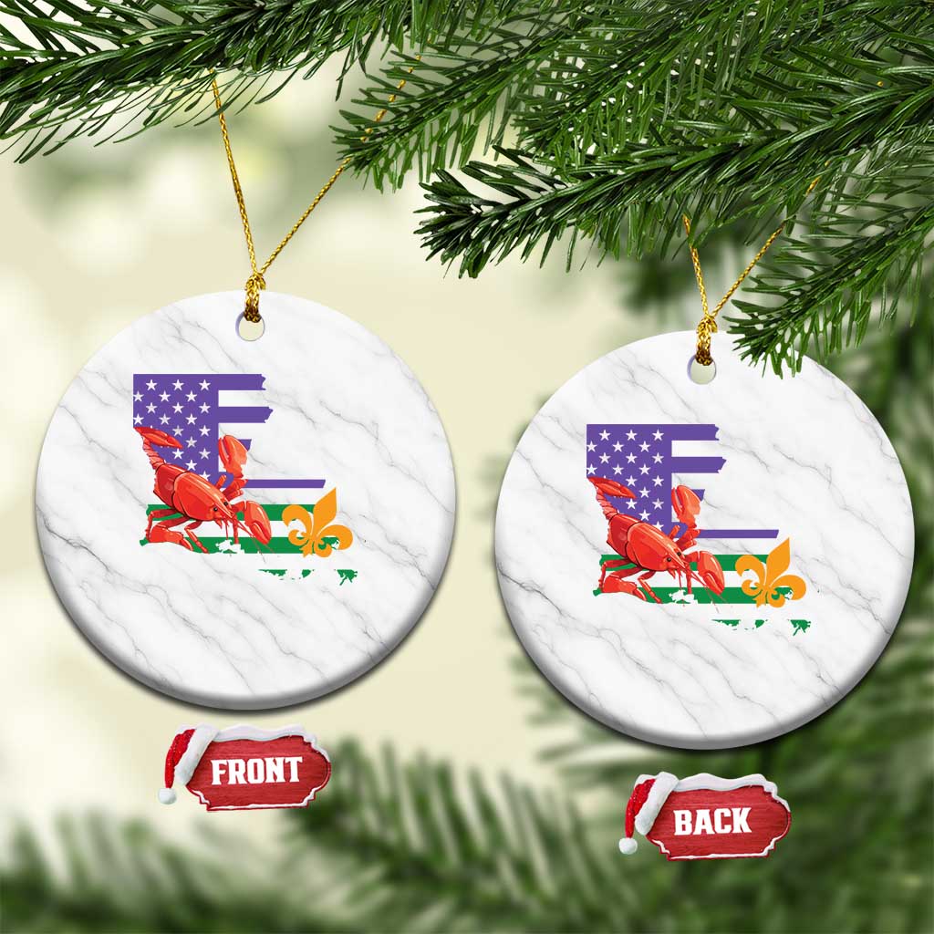 Louisiana Ceramic Ornament Louisiana New Orleans Party Custume Beads TS10 1pc White Marble Print Your Wear