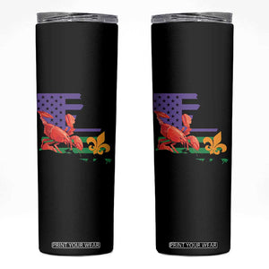 Louisiana Skinny Tumbler Louisiana New Orleans Party Custume Beads TS10 Black Print Your Wear