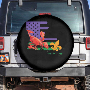 Louisiana Spare Tire Cover Louisiana New Orleans Party Custume Beads TS10 No hole Black Print Your Wear