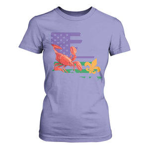 Louisiana T Shirt For Women Louisiana New Orleans Party Custume Beads TS10 Violet Print Your Wear