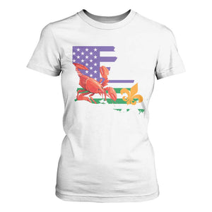 Louisiana T Shirt For Women Louisiana New Orleans Party Custume Beads TS10 White Print Your Wear
