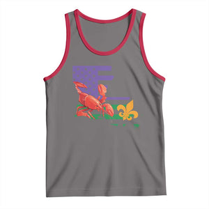 Louisiana Tank Top Louisiana New Orleans Party Custume Beads TS10 Deep Heather Red Print Your Wear