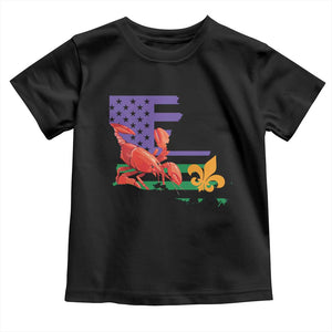 Louisiana Toddler T Shirt Louisiana New Orleans Party Custume Beads TS10 Black Print Your Wear