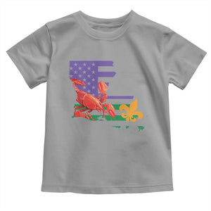 Louisiana Toddler T Shirt Louisiana New Orleans Party Custume Beads TS10 Sport Gray Print Your Wear