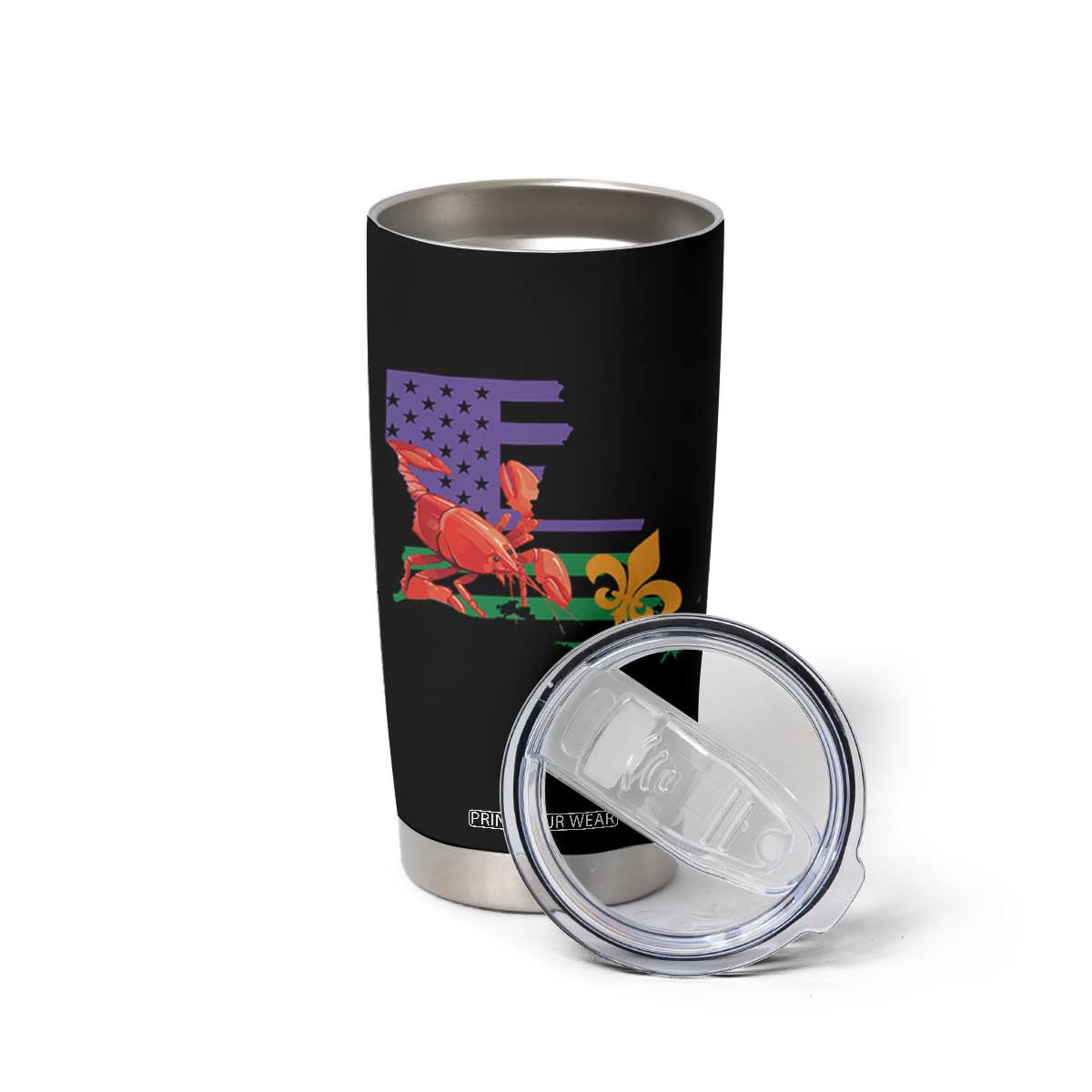 Louisiana Tumbler Cup Louisiana New Orleans Party Custume Beads TS10 Print Your Wear