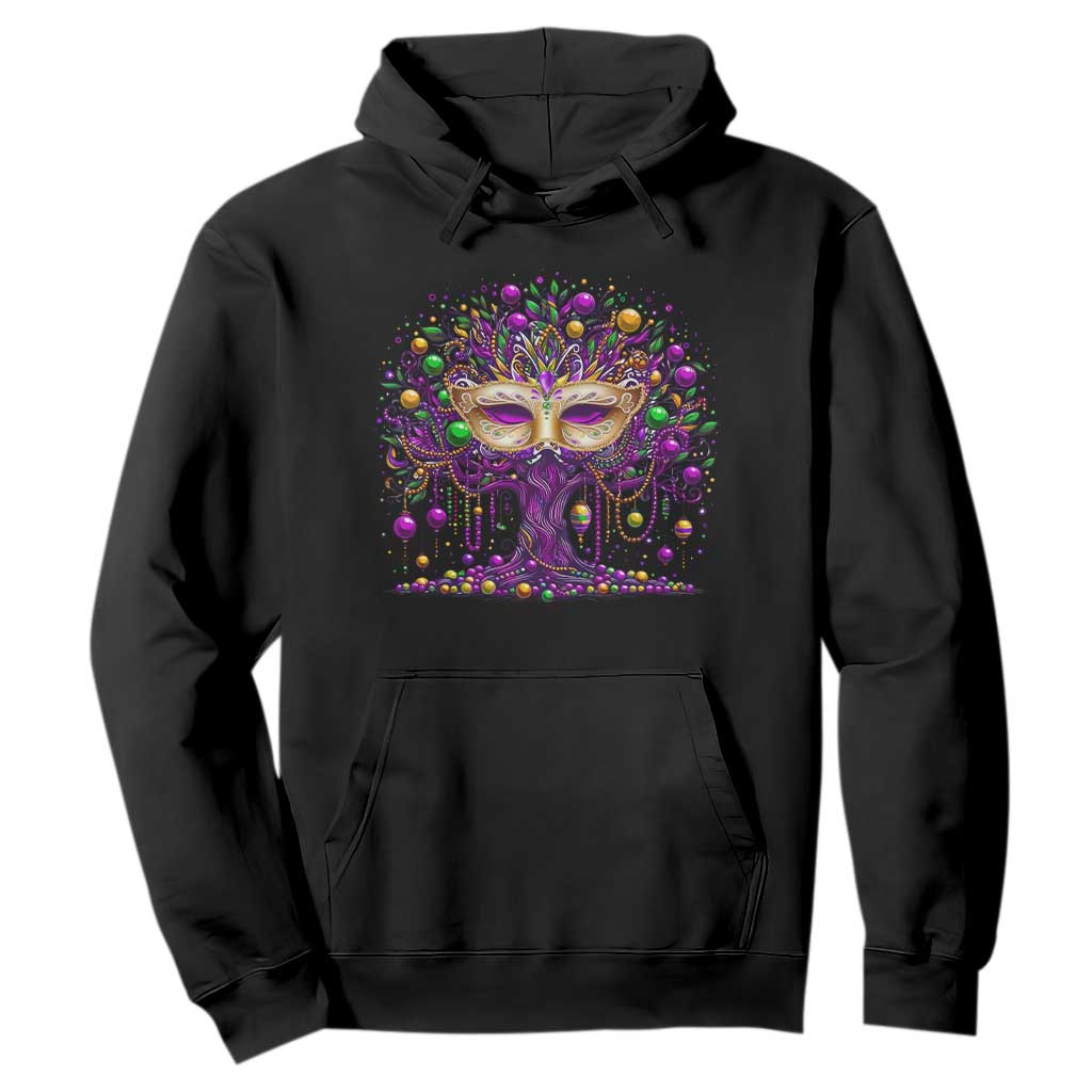 Mardi Gras Bead Tree Hoodie New Orleans Festival TS10 Black Print Your Wear