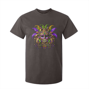 Mardi Gras Costume Sugar Skull T Shirt For Kid Carnival New Orleans Trip TS10 Dark Chocolate Print Your Wear
