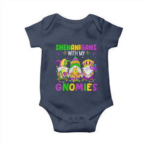 Carnival Mardi Gras Baby Onesie Leopard Gnomes New Orleans Trip TS10 Navy Print Your Wear