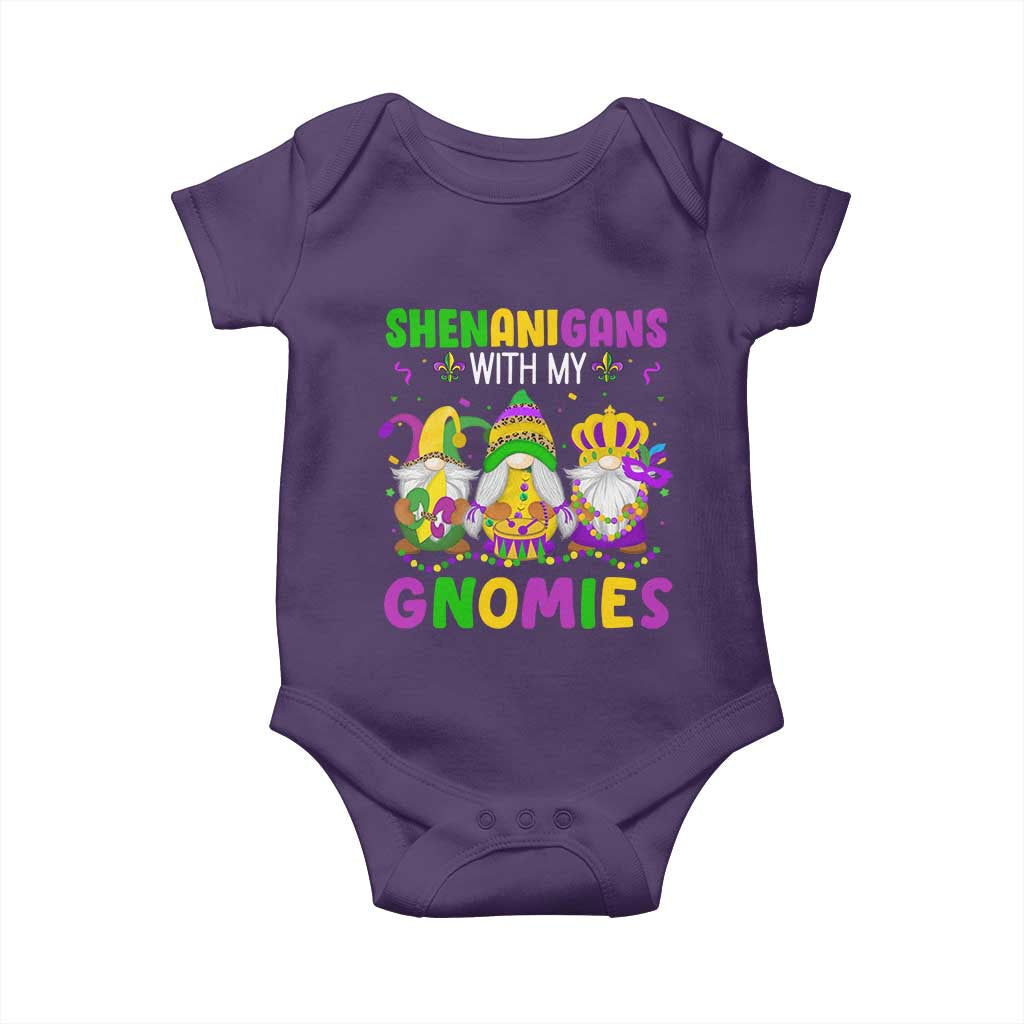 Carnival Mardi Gras Baby Onesie Leopard Gnomes New Orleans Trip TS10 Purple Print Your Wear