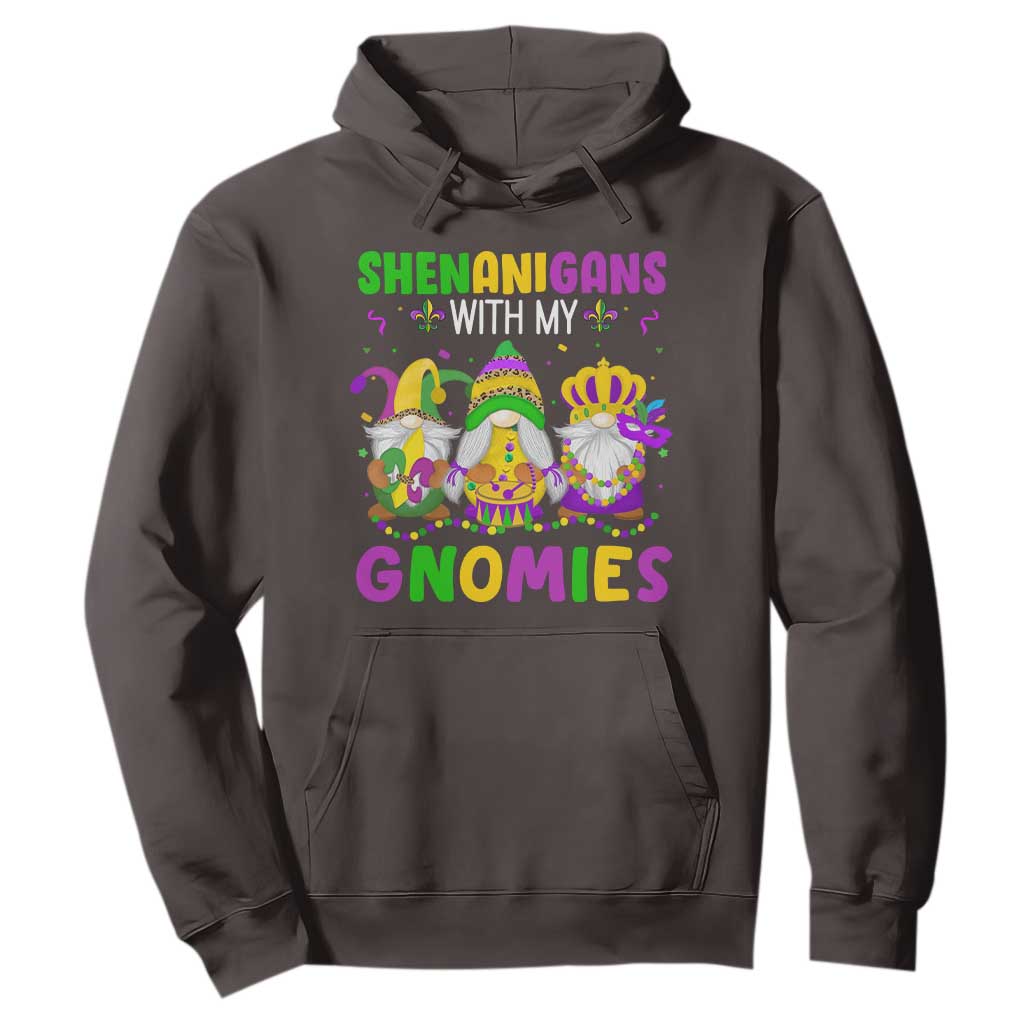 Carnival Mardi Gras Hoodie Leopard Gnomes New Orleans Trip TS10 Dark Chocolate Print Your Wear