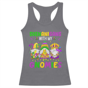 Carnival Mardi Gras Racerback Tank Top Leopard Gnomes New Orleans Trip TS10 Charcoal Print Your Wear