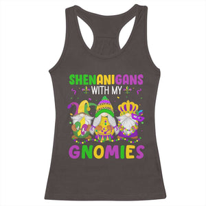 Carnival Mardi Gras Racerback Tank Top Leopard Gnomes New Orleans Trip TS10 Dark Chocolate Print Your Wear